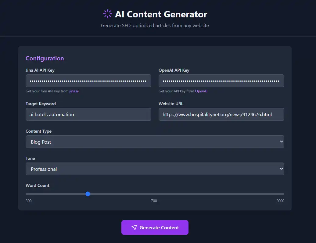 KI-Content-Generator