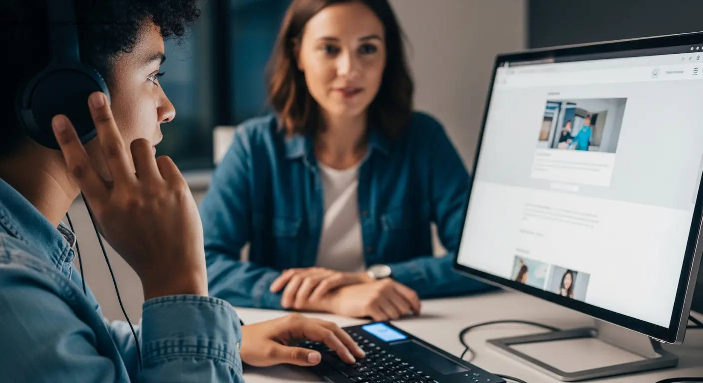 Benutzertest mit Proband*innen und Screenreader