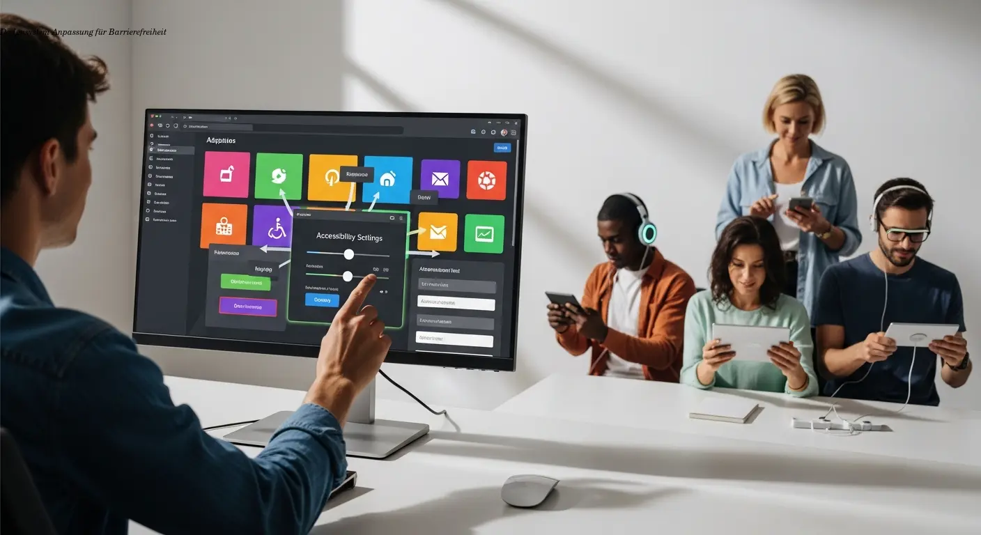 Designsystem Anpassung für Barrierefreiheit