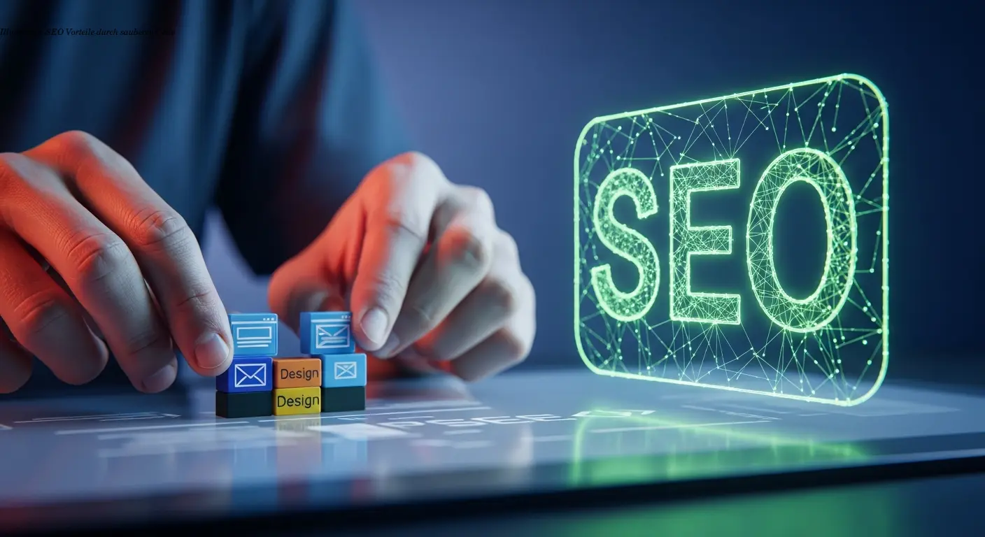 Illustration SEO‑Vorteile durch sauberen Code