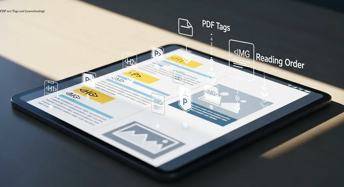 PDF mit Tags und Lesereihenfolge