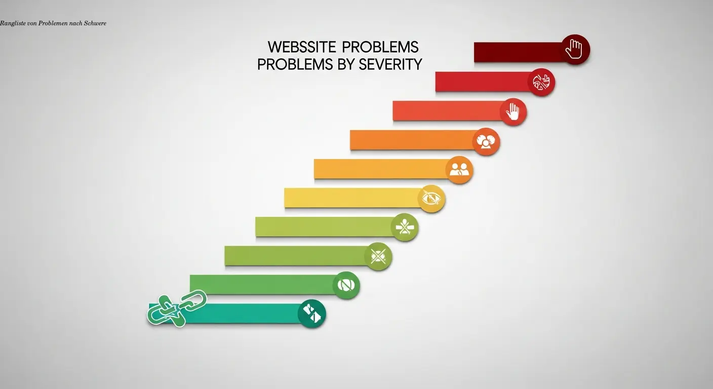 Rangliste von Problemen nach Schwere