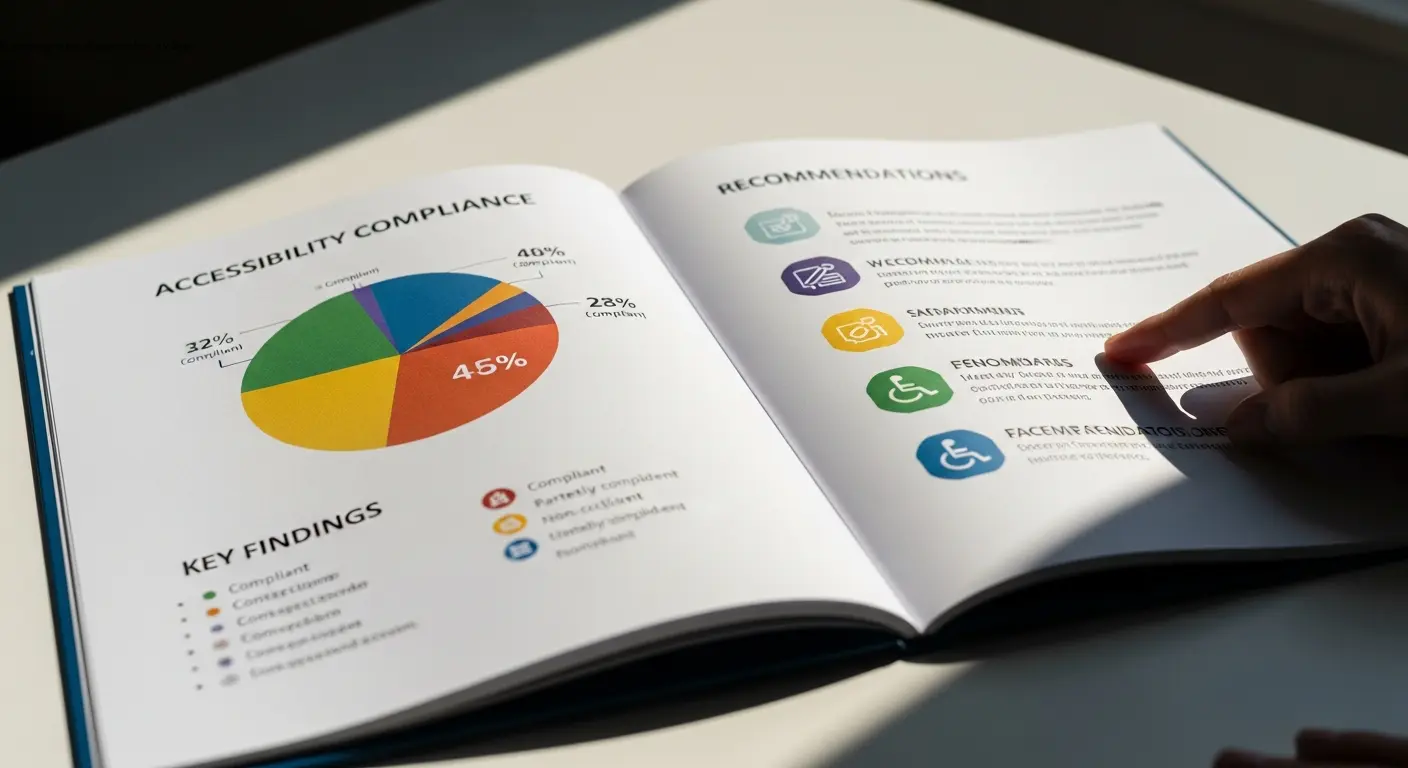 Reporting eines Accessibility Audits