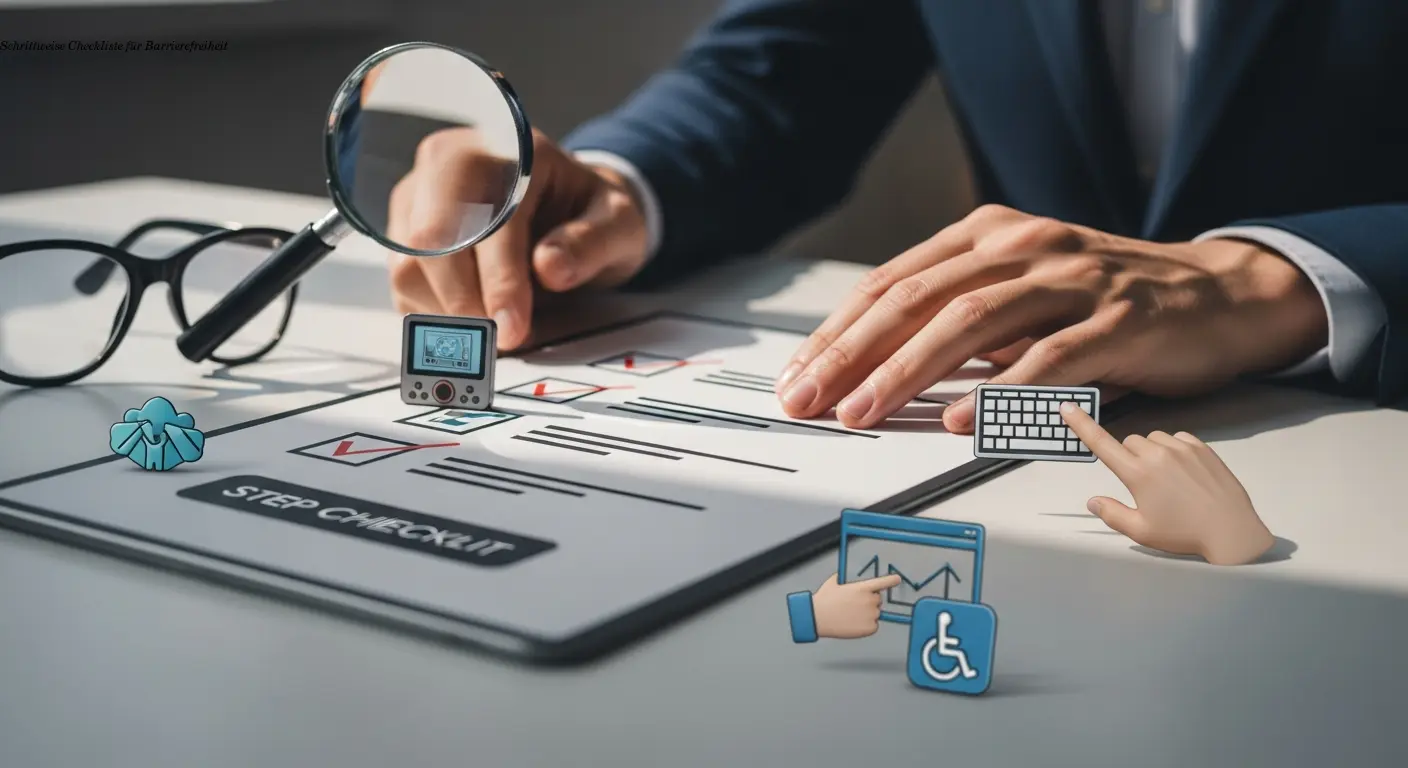Schrittweise Checkliste für Barrierefreiheit