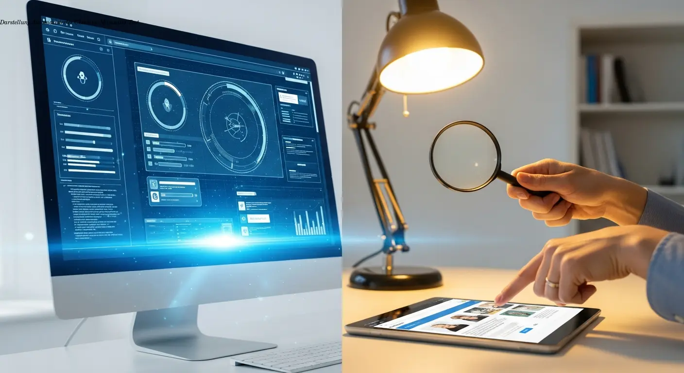 Darstellung Automatisierter Check vs. Manueller Test