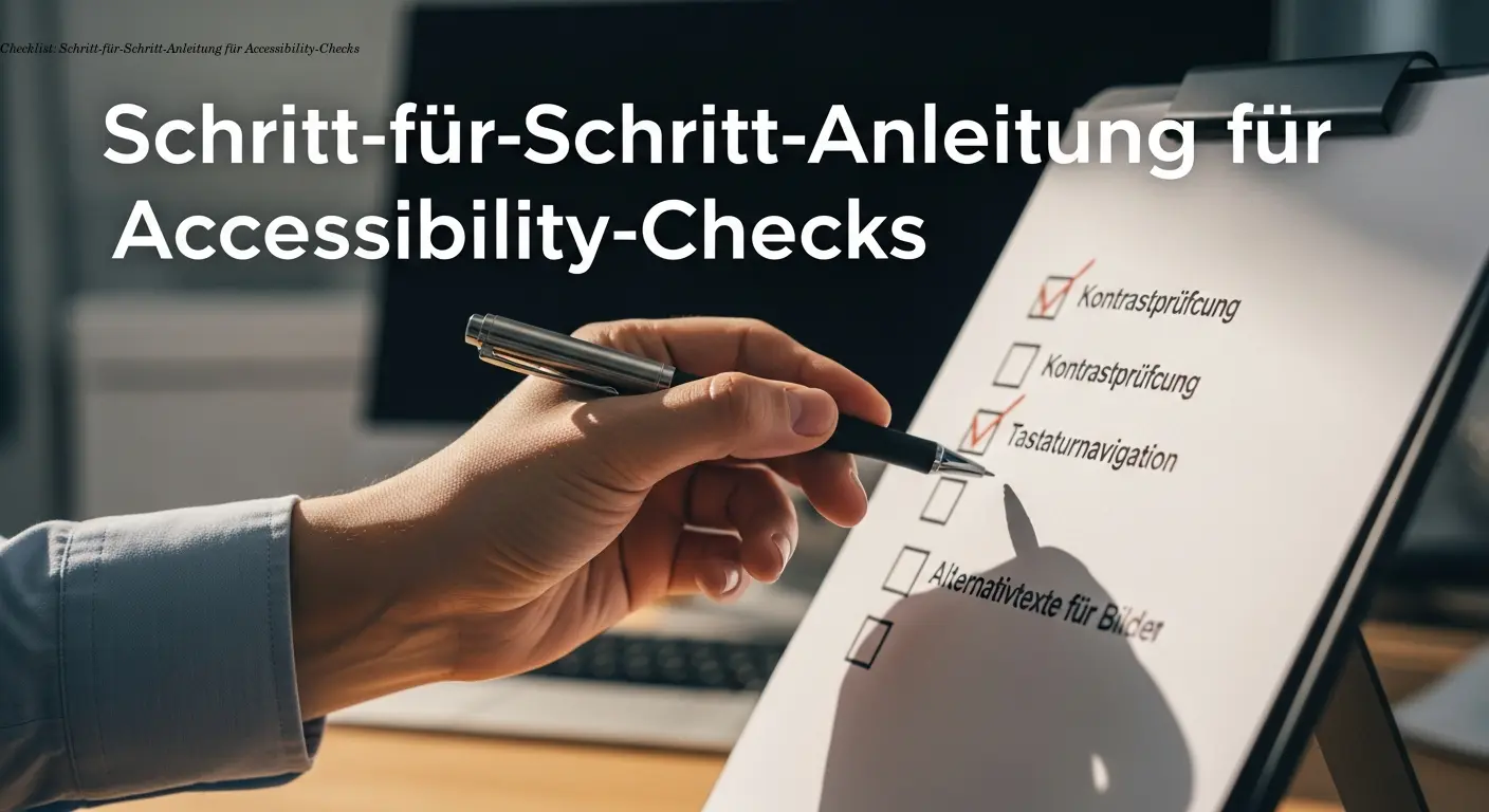 Checklist: Schritt-für-Schritt-Anleitung für Accessibility-Checks