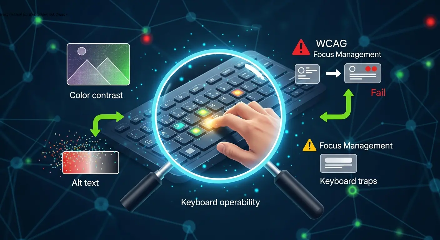 wcag test tool – Prüfbereiche für Entwickler & QA-Teams