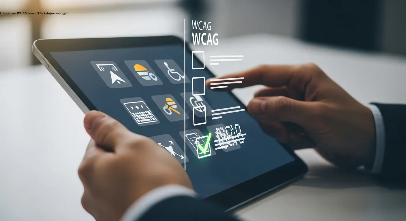 Checkliste WCAG und BFSG Anforderungen