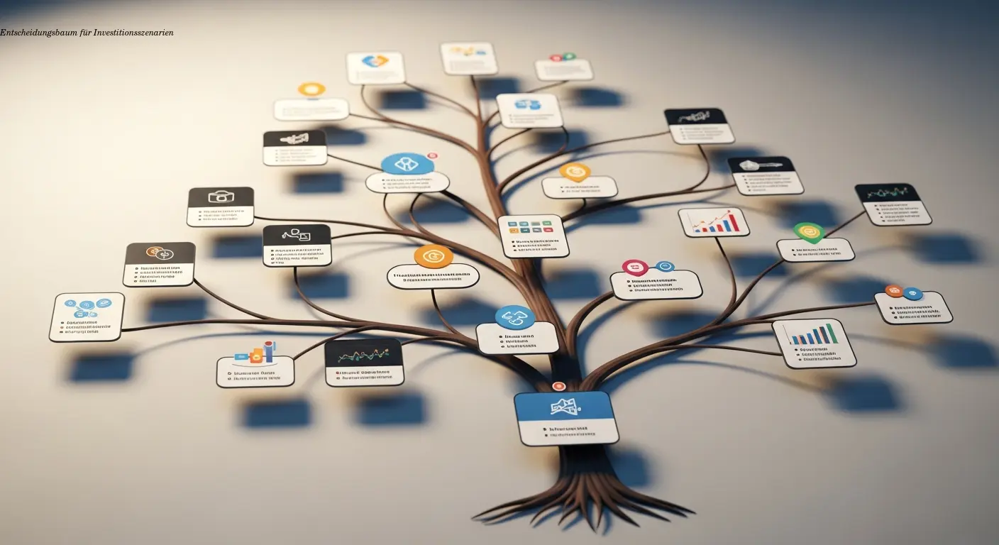 Entscheidungsbaum für Investitionsszenarien